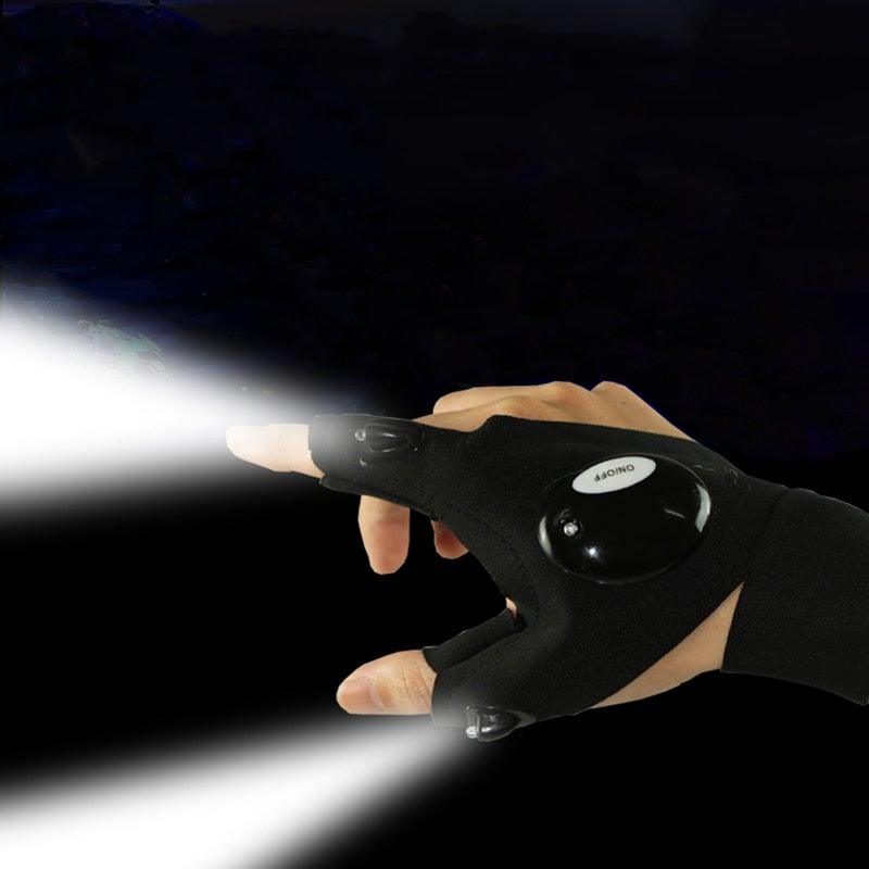 Fingerless Glove LED Flashlight - 24/7 Tactical Supplies