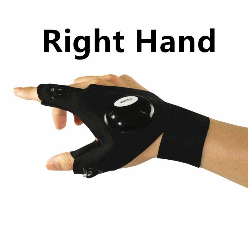 Fingerless Glove LED Flashlight - 24/7 Tactical Supplies