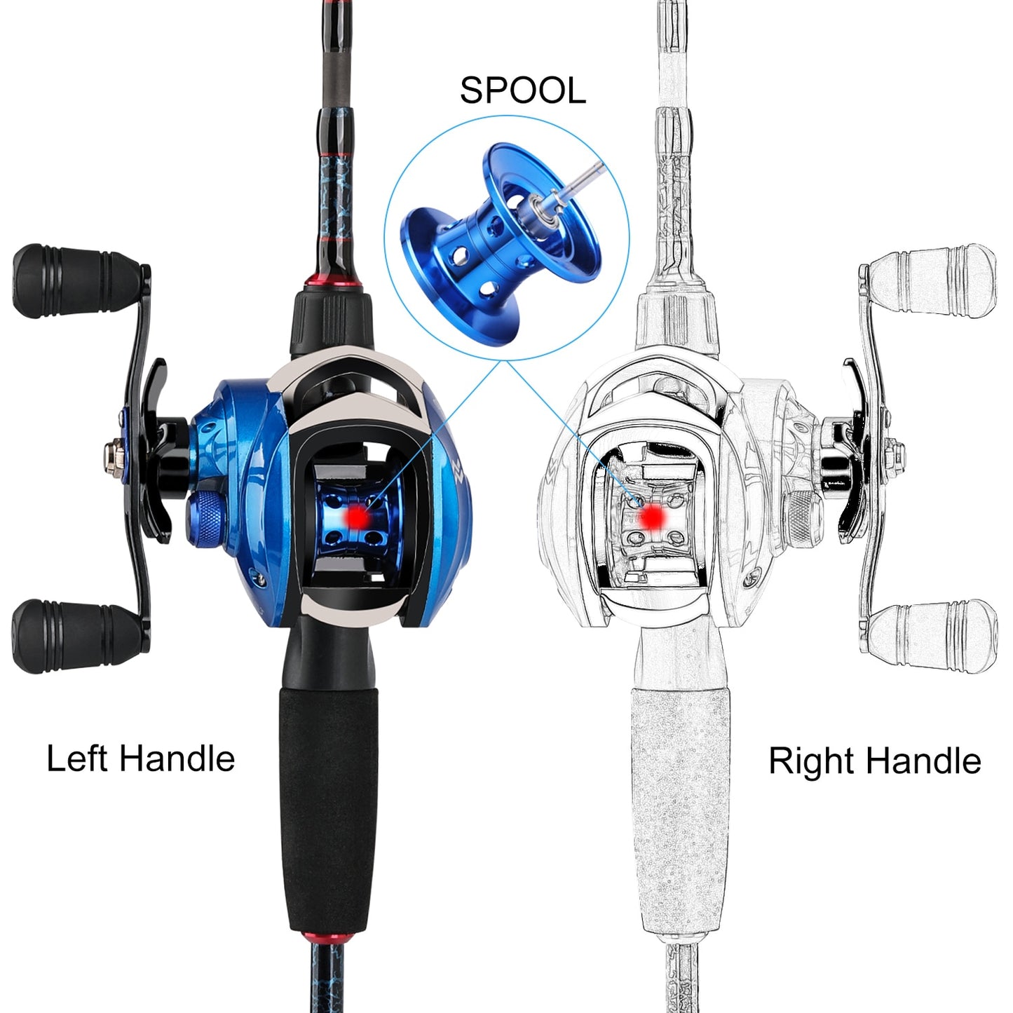 Komodo Freshwater Pro Baitcast Reel