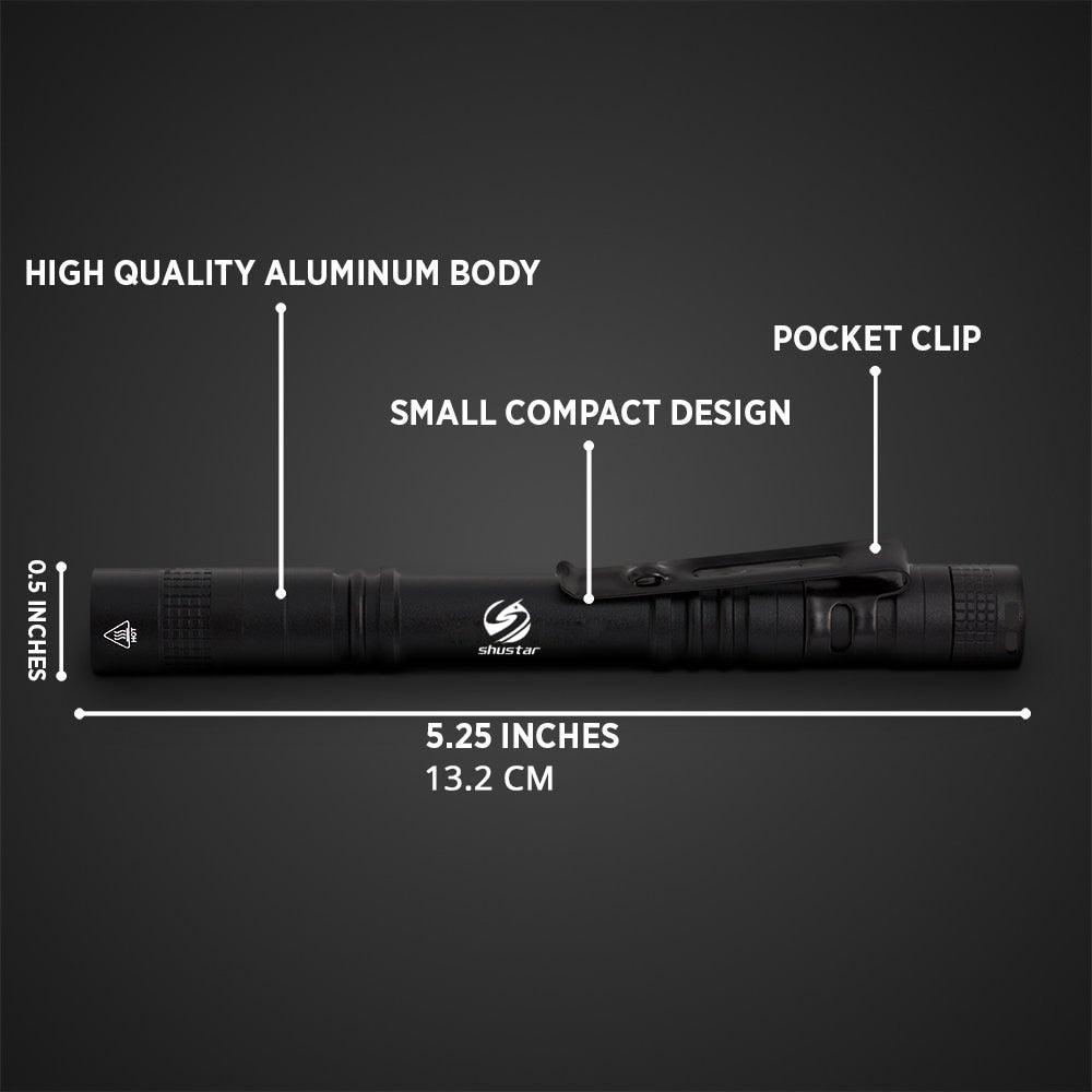 UltraLux Pen Light - Mini Portable LED Flashlight - 24/7 Tactical Supplies