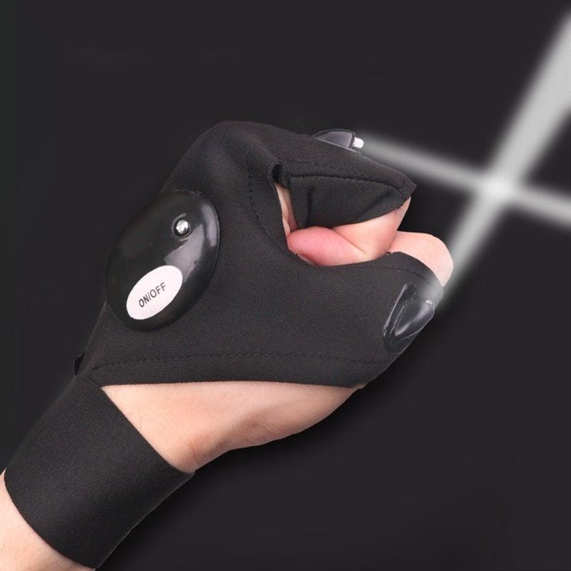 Fingerless Glove LED Flashlight - 24/7 Tactical Supplies
