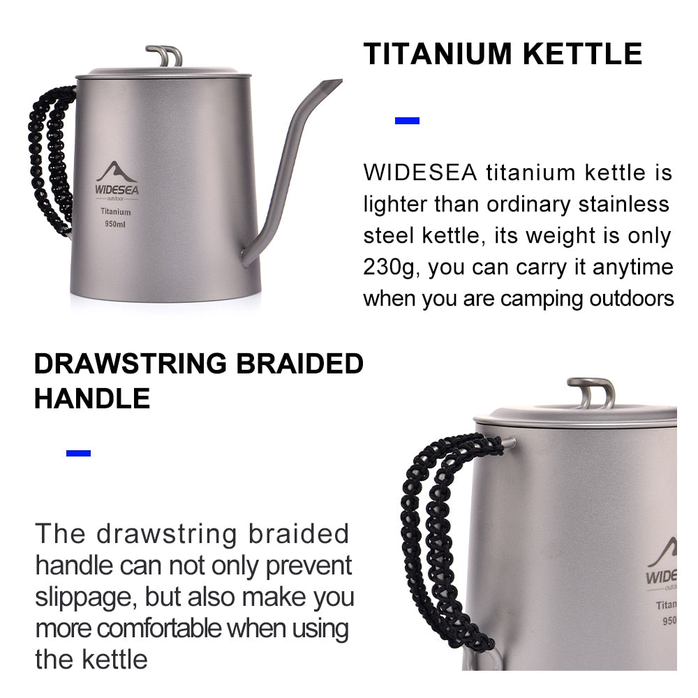 Widesea Titanium 950ml Kettle