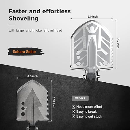 Ultimate Survival Shovel + Bonus Carry Case