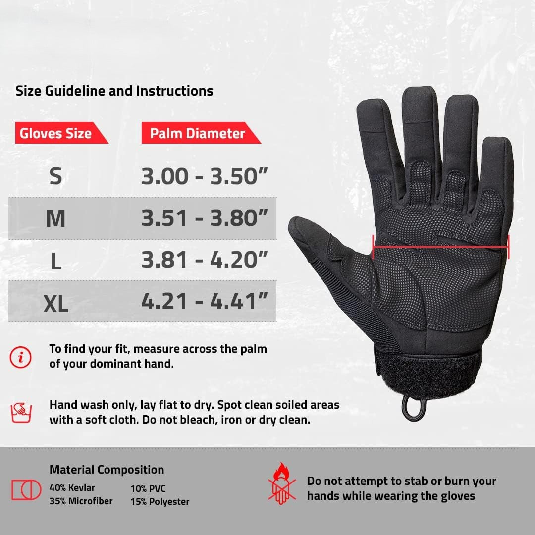 Tac Gloves™ - Heavy Duty, Cut & Water Resistant Gloves
