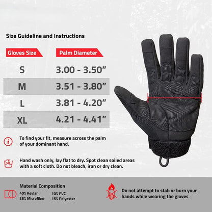 Tac Gloves™ - Heavy Duty, Cut & Water Resistant Gloves