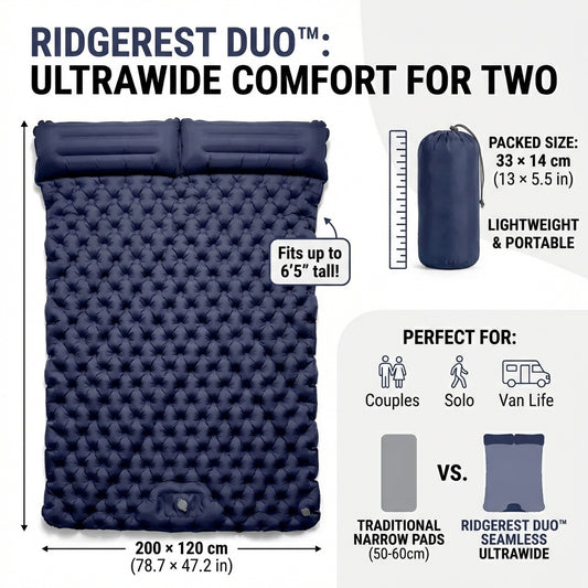 RidgeRest Duo™ – Ultrawide Sleep System