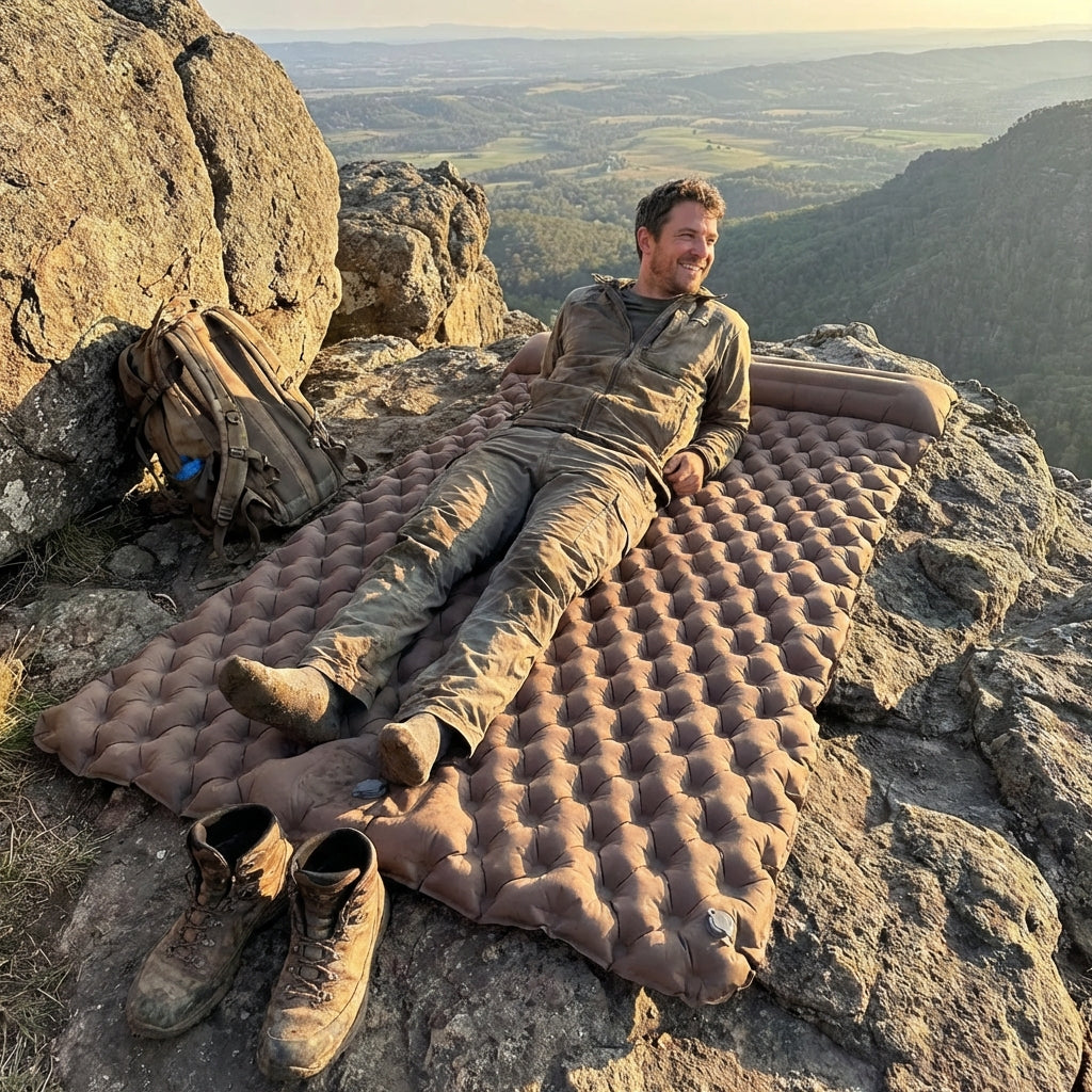 RidgeRest Duo on a camping trip