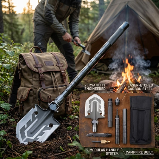 Ultimate Survival Shovel + Bonus Carry Case