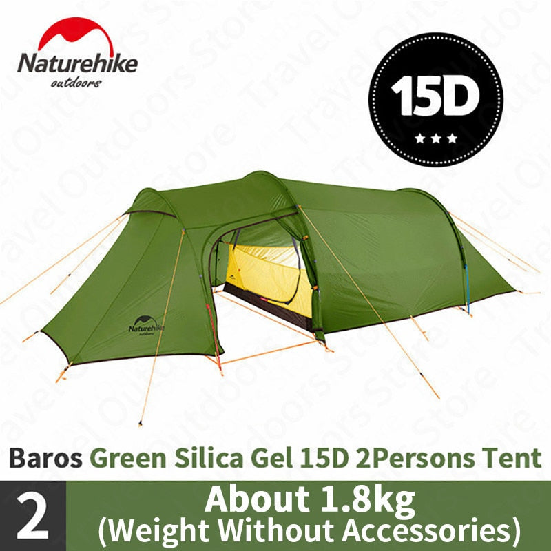 Naturehike Opalus Tunnel 3-4 Person Tent