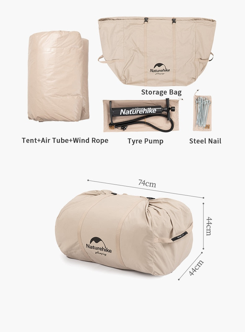 Naturehike 5 - 8 Person Inflatable Barn Tent