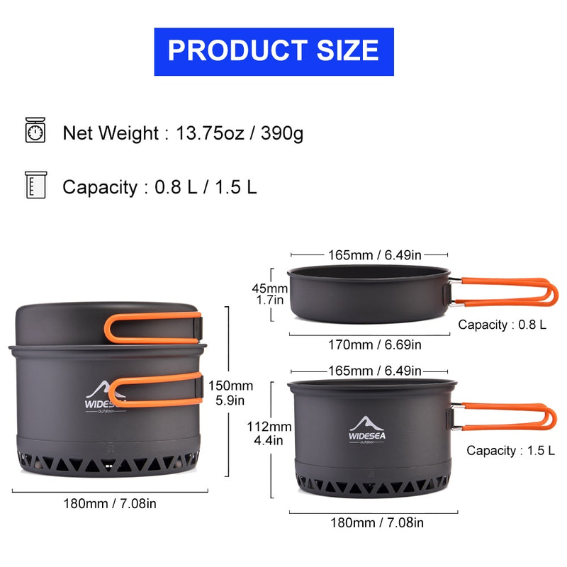 Widesea Cooker & Bowl Kit