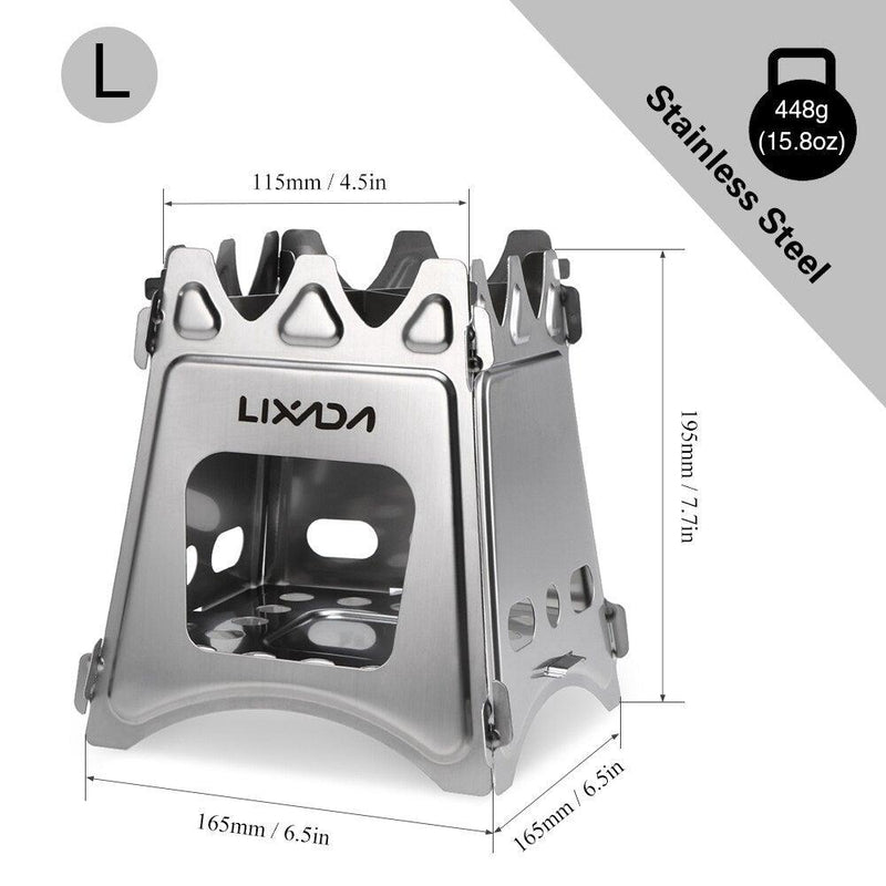 LitStove Portable Stainless Steel Camping Stove - 24/7 Tactical Supplies