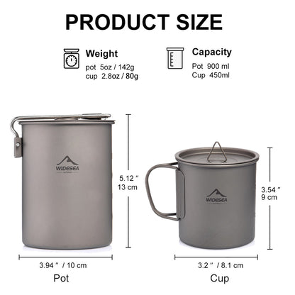 Widesea Cooker Pot W/ Stove