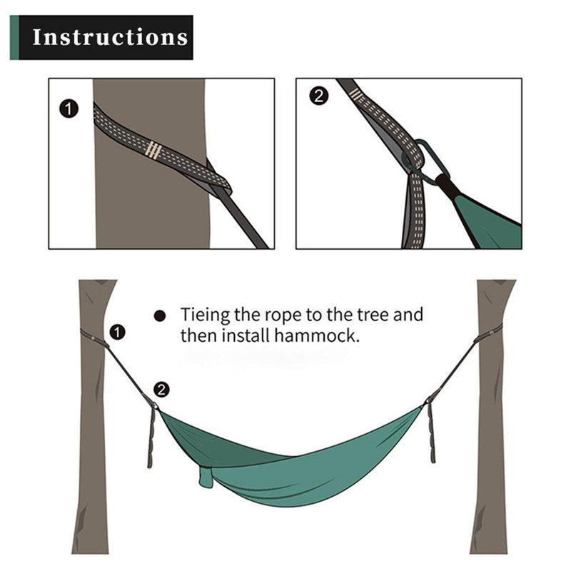 Adjustable Hammock Straps with Buckle Loops - 24/7 Tactical Supplies