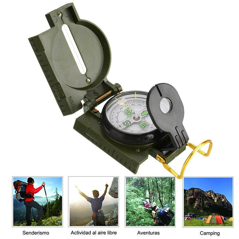 Hyke Military Compass - Multifunction Outdoor Compass - 24/7 Tactical Supplies