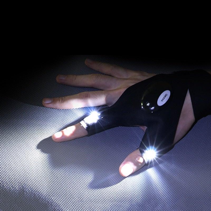 Fingerless Glove LED Flashlight - 24/7 Tactical Supplies