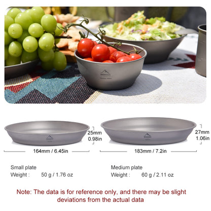 Widesea Titanium Plate Set