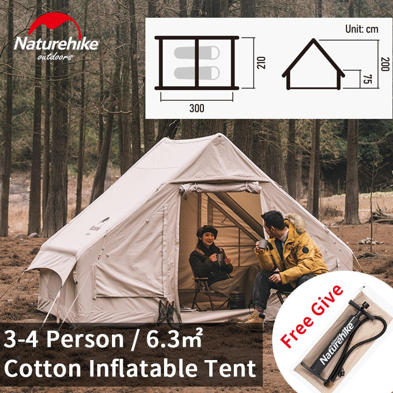 6.3㎡ Inflatable Cotton Series Tent 3-4 Persons