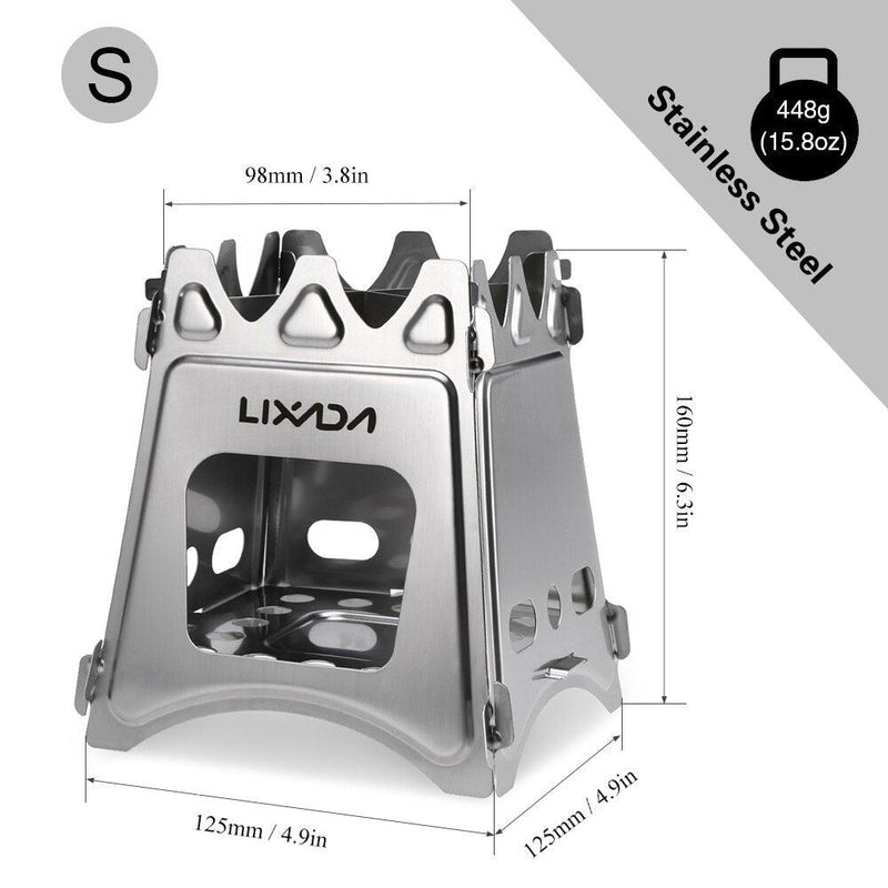 LitStove Portable Stainless Steel Camping Stove - 24/7 Tactical Supplies