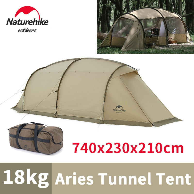 Naturehike ARIES Large Tunnel Tent - 4 Person