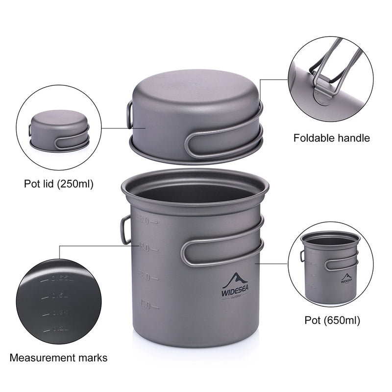 Widesea Titanium Cooking Pot