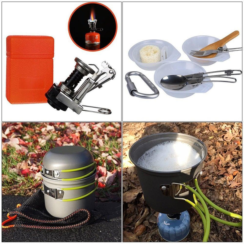 Ultralight Camping Cookware & Utensils Set - 24/7 Tactical Supplies