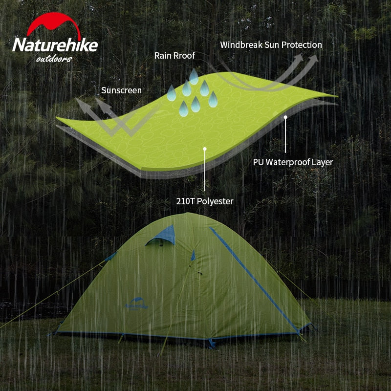 Naturehike Ultralight P Series Tent 2-4 Persons