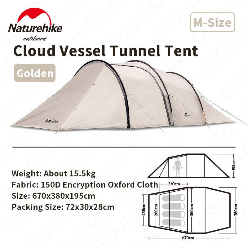 Naturehike Jumbo Tunnel Tent