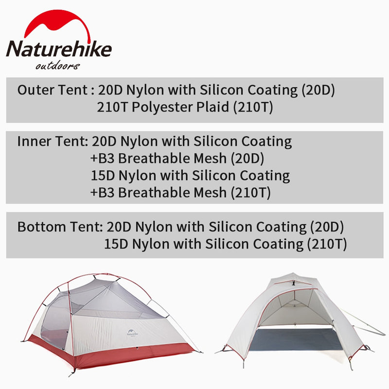 Naturehike CloudUp3 Tent