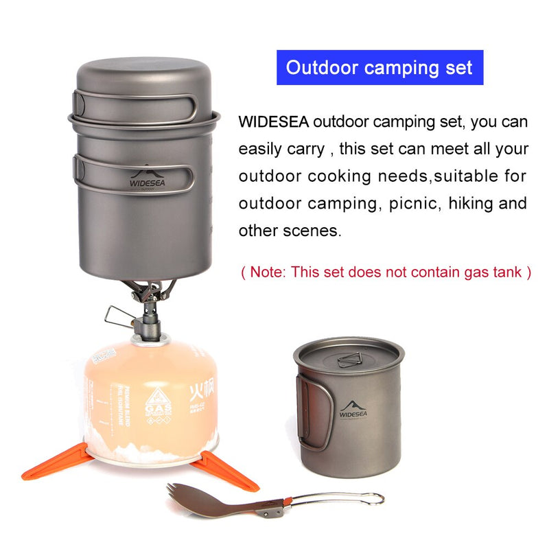 Widesea Ultralight Titanium Burner Set