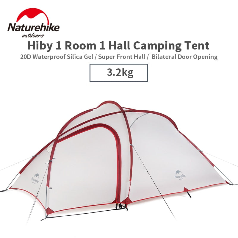 Naturehike Hiby Ultralight Camping Tent 3-4 Persons