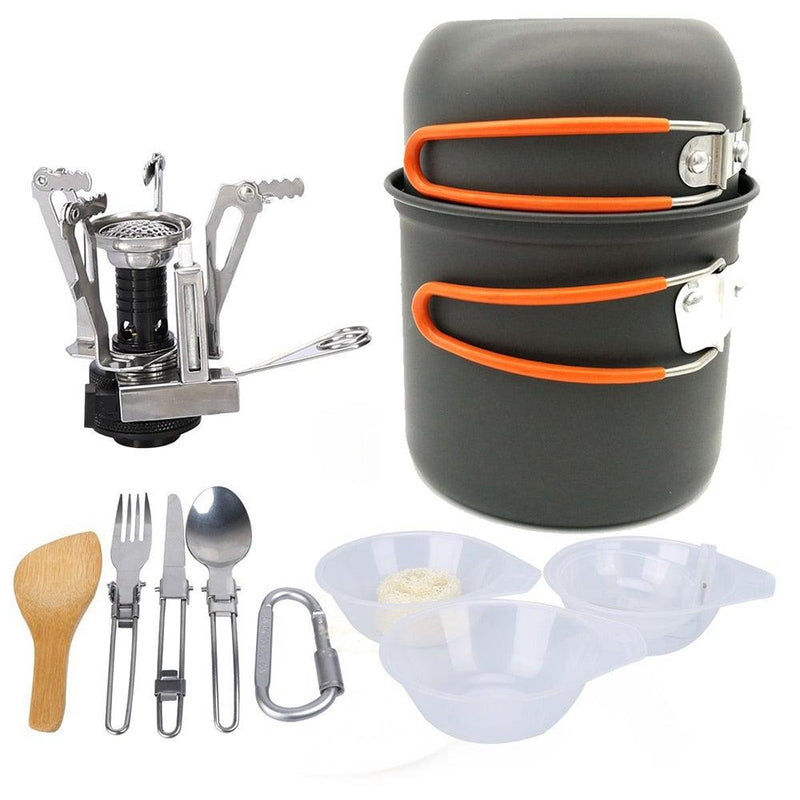 Ultralight Camping Cookware & Utensils Set - 24/7 Tactical Supplies