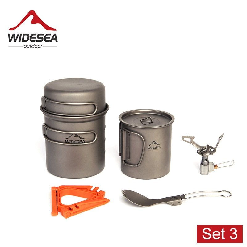 Widesea Ultralight Titanium Burner Set