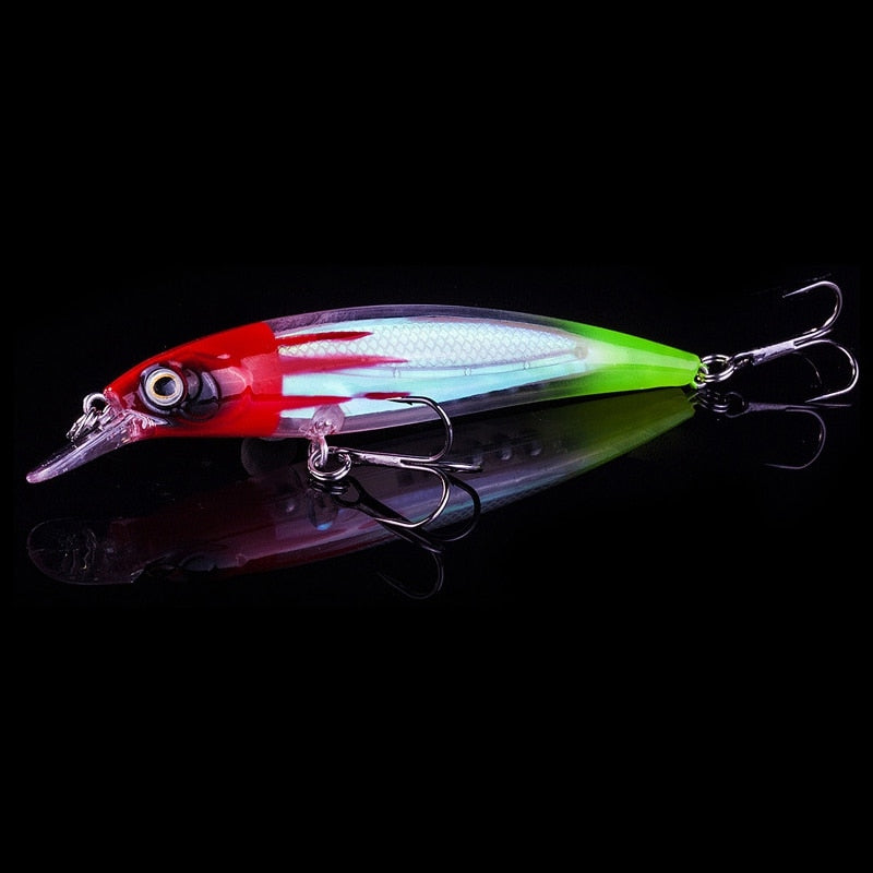 Luminous Jerk Bait Set - 10 Pack