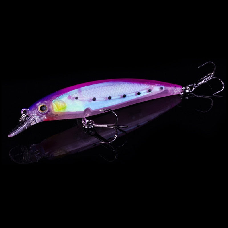 Luminous Jerk Bait Set - 10 Pack