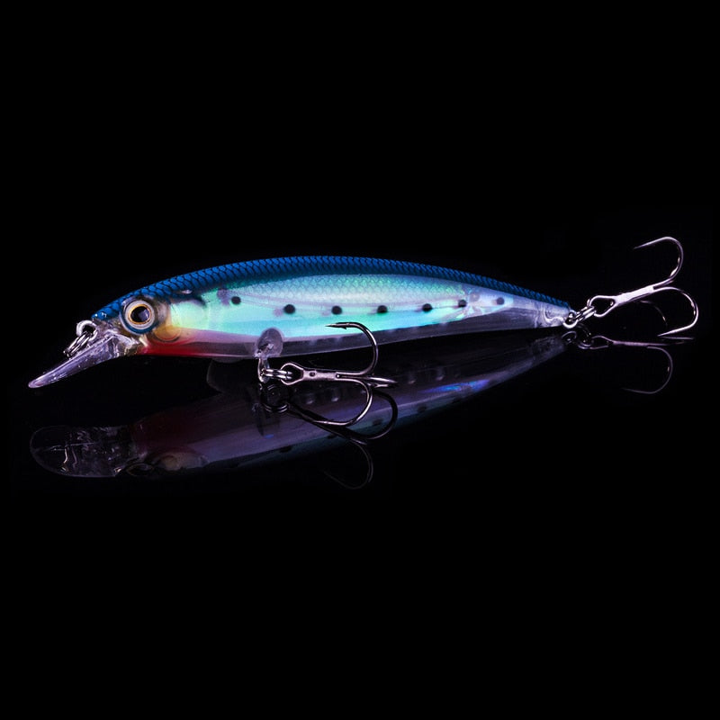 Luminous Jerk Bait Set - 10 Pack