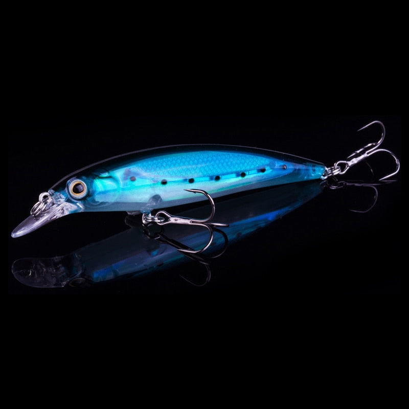 Luminous Jerk Bait Set - 10 Pack