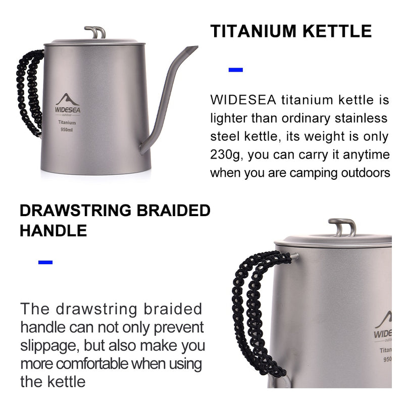 Widesea Titanium  950ml Kettle