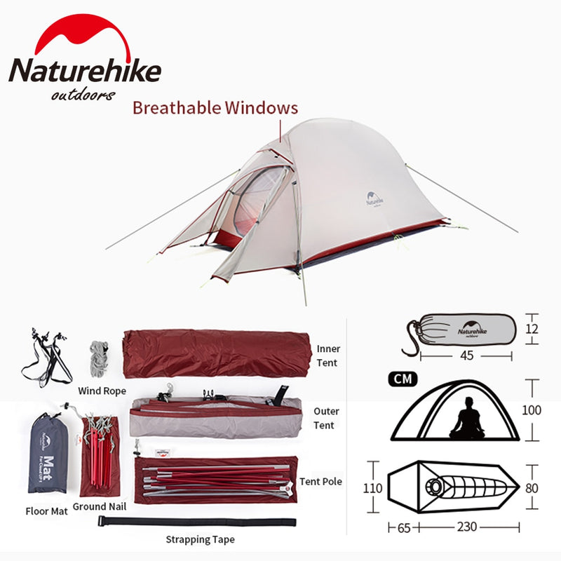 Naturehike Cloud Up 1 Person Tent