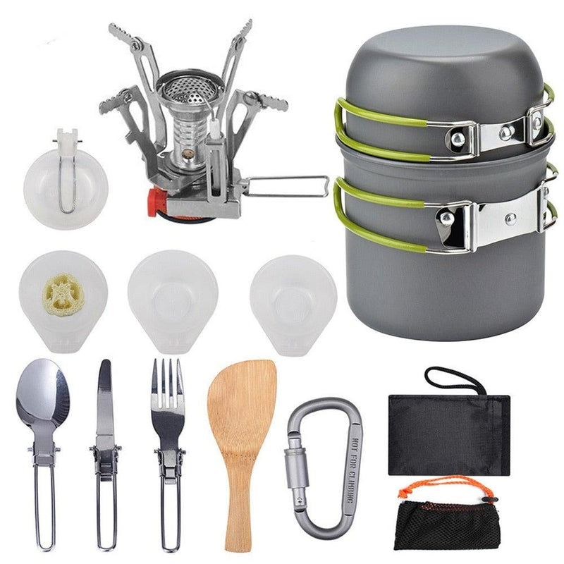Ultralight Camping Cookware & Utensils Set - 24/7 Tactical Supplies