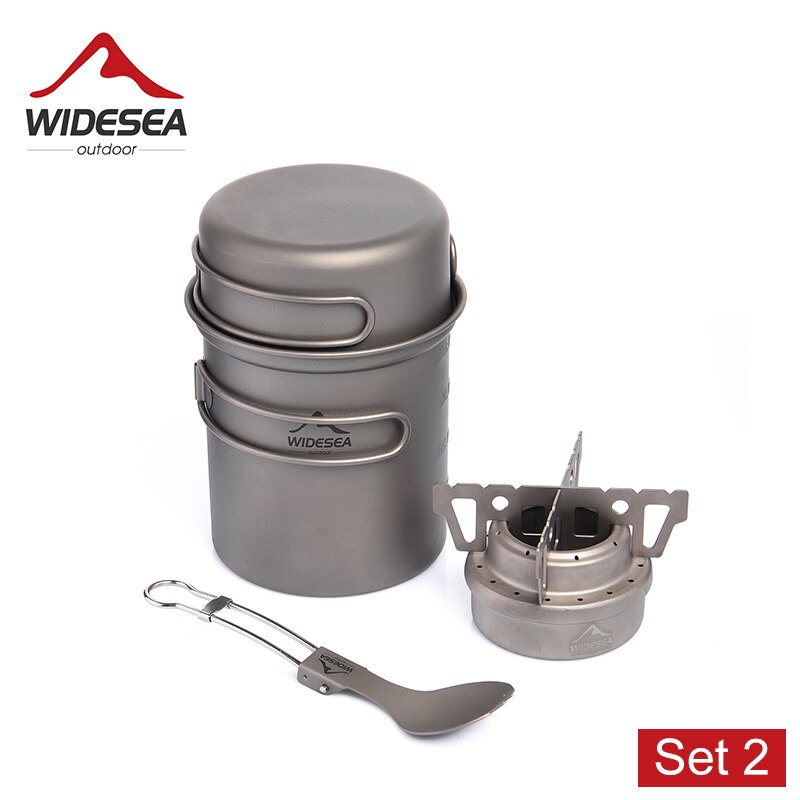 Widesea Ultralight Titanium Burner Set