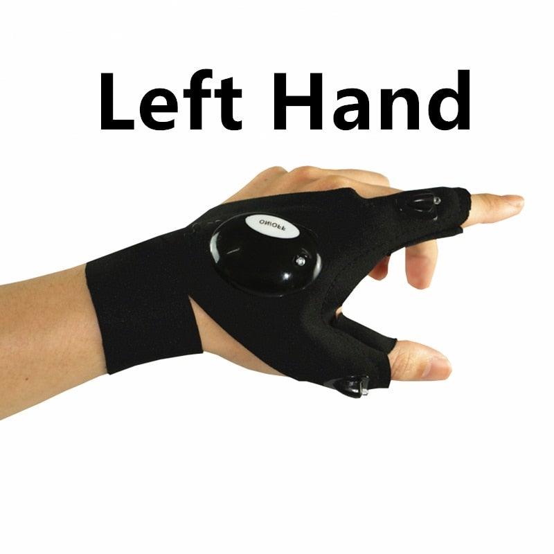 Fingerless Glove LED Flashlight - 24/7 Tactical Supplies