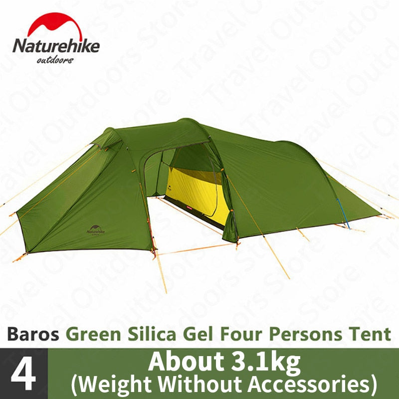 Naturehike Opalus Tunnel 3-4 Person Tent