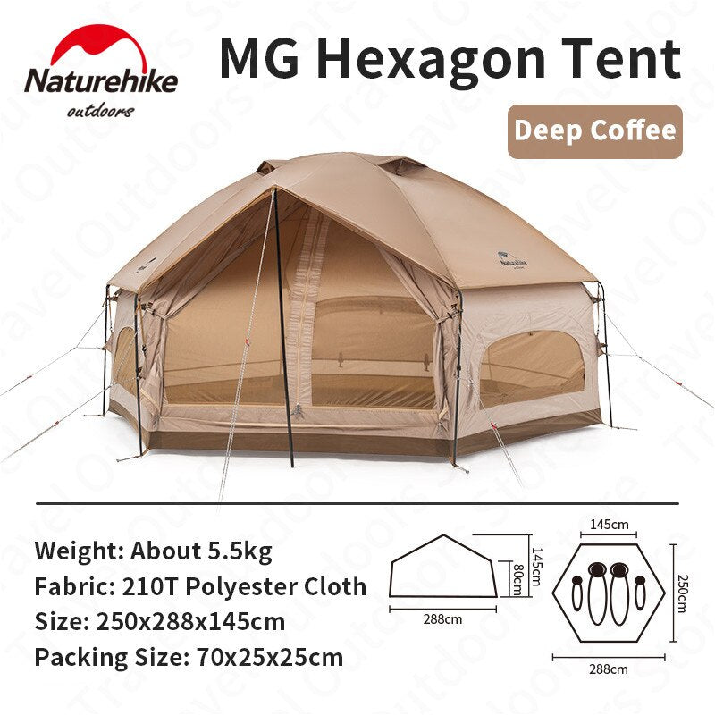 Hexagonal Stargazer Tent 3/4 Persons