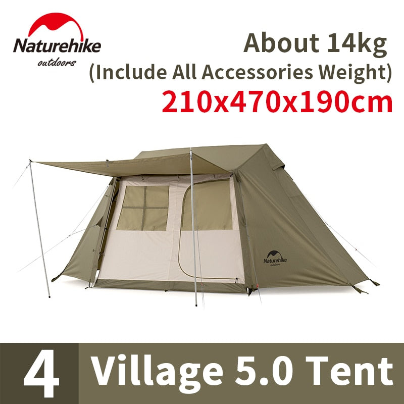 Naturehike Adventure Hut 3-4 Person Tent