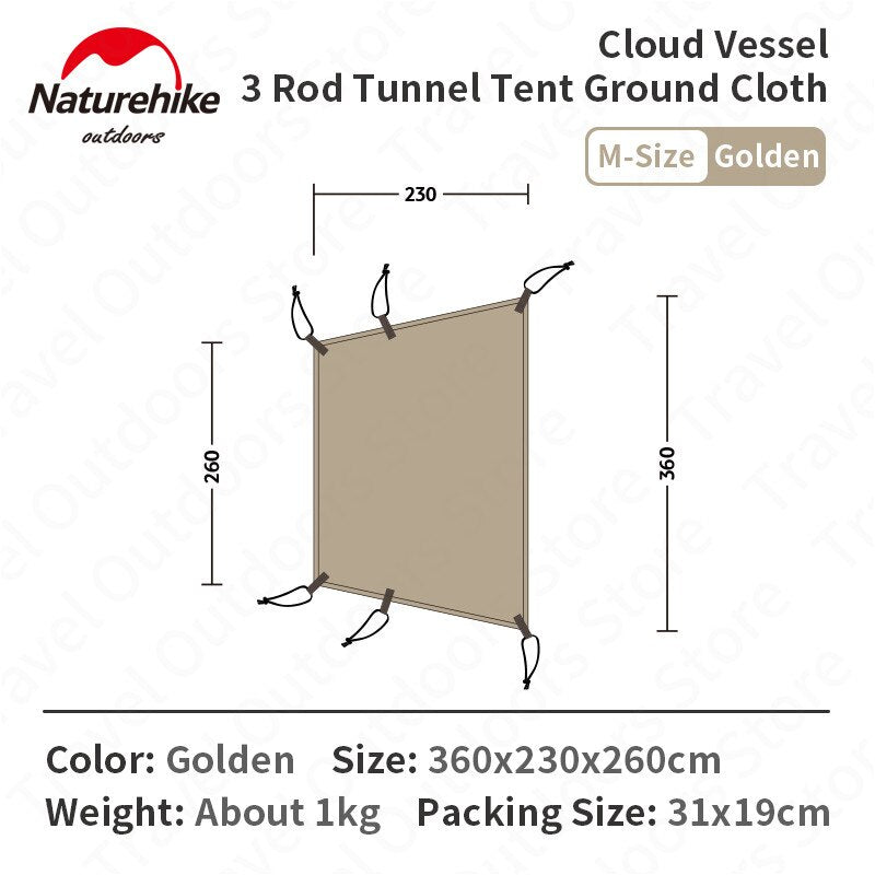 Cloud Vessel Tunnel Tent 4-5 Persons