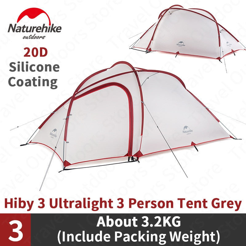 Naturehike New Hilby 3-4 Persons Tent