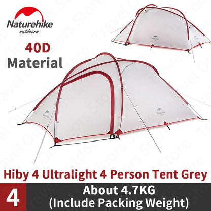 Naturehike New Hilby 3-4 Persons Tent