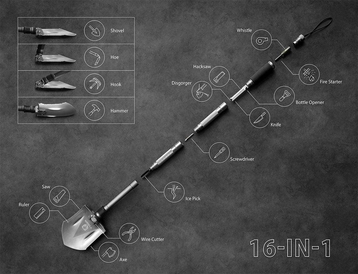 Ultimate Survival Shovel - 24/7 Tactical Supplies
