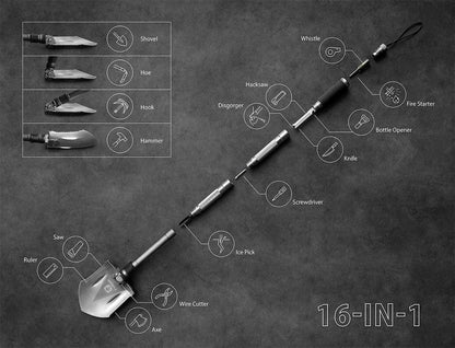Ultimate Survival Shovel - 24/7 Tactical Supplies